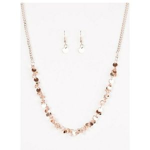 Year to Shimmer rose gold set paparazzi